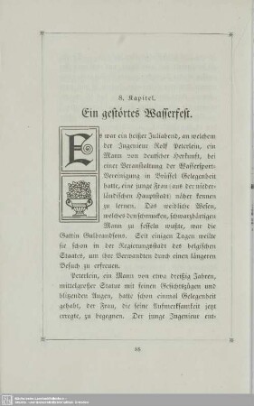 8. Ein gestörtes Wasserfest.