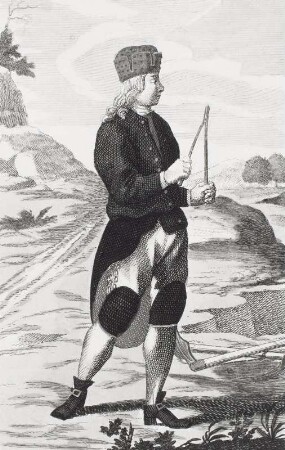 Rutengänger, Stich um 1700