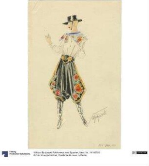 Folklorekostüm: Spanien