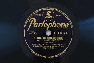 Linda di Chamounix : act 1: Romanza di Pierotto / (Donizetti)