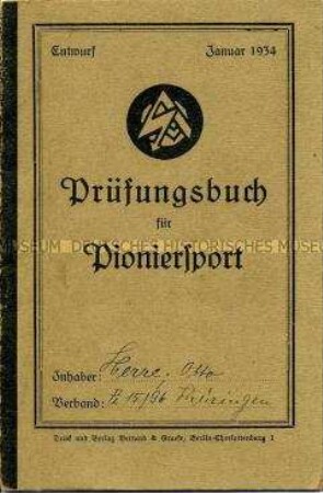 Prüfungsbuch für Pioniersport von Otto Herre