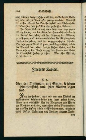 120-134, Zweytes Kapitel