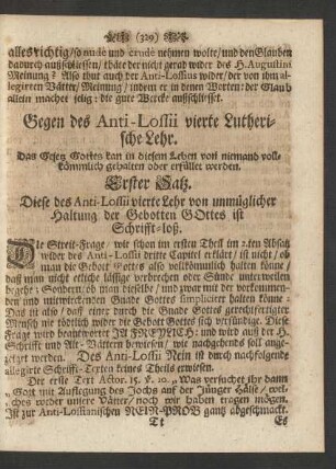Gegen des Anti-Lossii vierte Lutherische Lehr