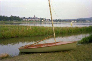 Weißenstadt: Egersee [Weißenstädter See], mit Ort