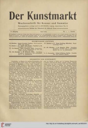 II. Jahrgang (1904 / 1905)