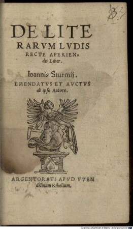 De literarum ludis recte aperiendis liber