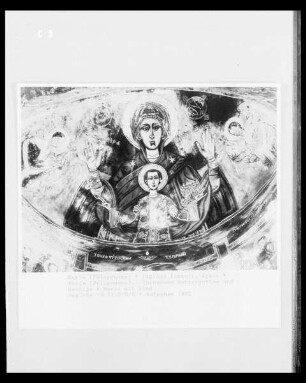Thronende Muttergottes und Heilige