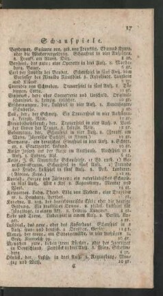 Schauspiele