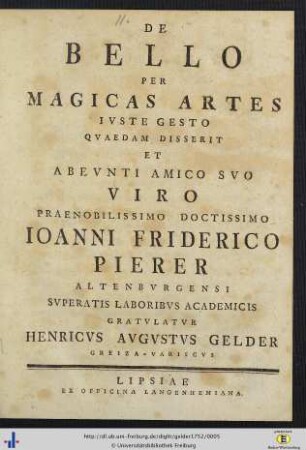 De Bello Per Magicas Artes