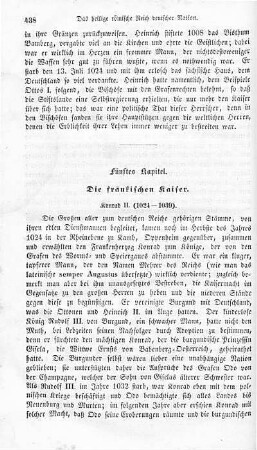 Fünftes Kapitel. Die fränkischen Kaiser