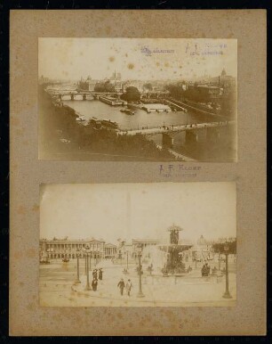 Île de la Cité und Place de la Concorde, Paris: Ansicht
