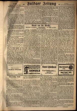 Zweite Ausgabe vom Sonntag, den 01. Juli 1928.