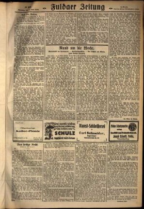 Zweite Ausgabe vom Sonntag, den 01. Juli 1928.