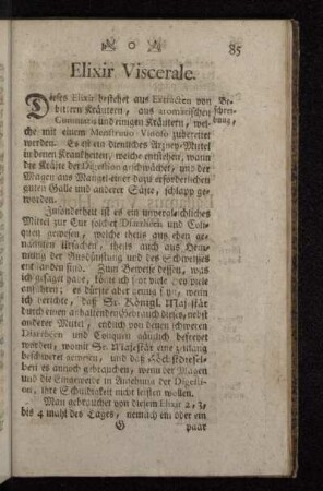 Elixir Viscerale.