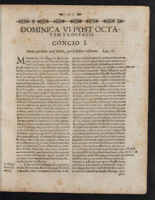 Dominica VI. Post Octavam Trinitatis