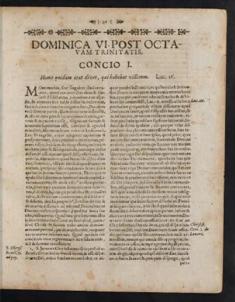 Dominica VI. Post Octavam Trinitatis