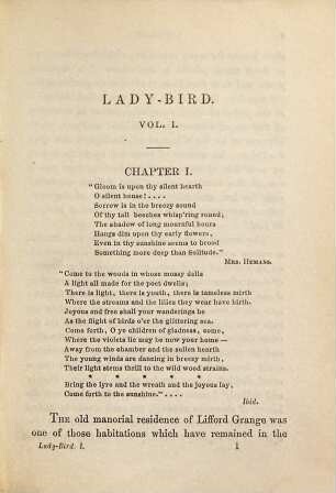 Lady-bird : A tale, 1