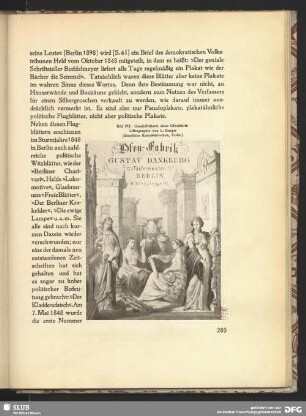 Geschäftskarte einer Ofenfabrik [Ofenfabrik von Gustav Dankberg]