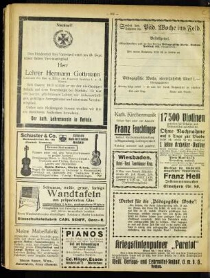 Nachruf : [Lehrer Hermann Gottmann]