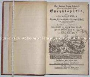 Ökonomisch-technologische Enzyklopädie von Krünitz - Bd. 203, USANIE - VENEDIG