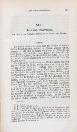701-710 Zur älteren Glockenkunde : Schluß
