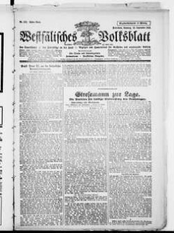 Westfälisches Volksblatt : amtliches Mitteilungsblatt der NSDAP und der Behörden der Kreise Paderborn, Büren, Warburg