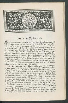 Der junge Photograph.