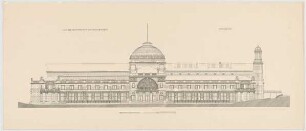 Thiersch, Friedrich von; Wiesbaden; Kurhaus - Ostseite (Ansicht)