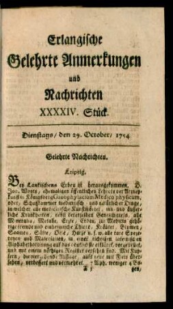 XXXXIV. Stück
