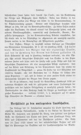 Verhältnis zu den umliegenden Landschaften.