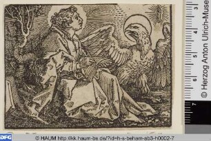 Der Evangelist Johannes, schreibend