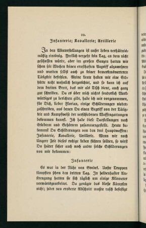 72-99, 10. Infanterie; Kavallerie; Artillerie
