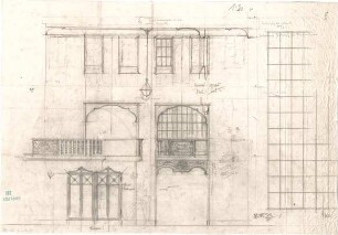 Fischer, Theodor; München; Mayr'sche Hofkunstanstalt - Teilansicht, Detail