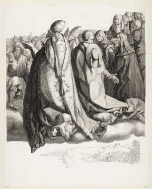 Papst, Cardinal und Patrizier, Blatt 3 der Folge "Dreieinigkeit"