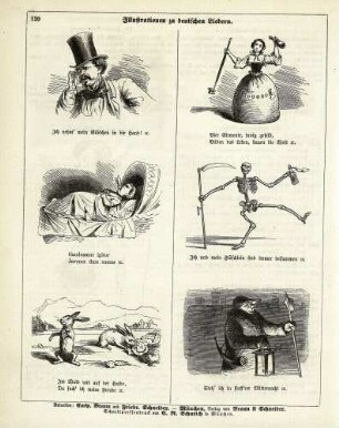 "Illustrationen zu deutschen Liedern"