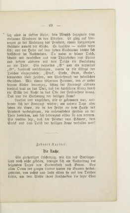Zehntes Kapitel. Die Rache