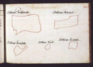 Grafenberger Hut: Tailfinger Reischwald, Riesenheck, Kleinholz und Burg