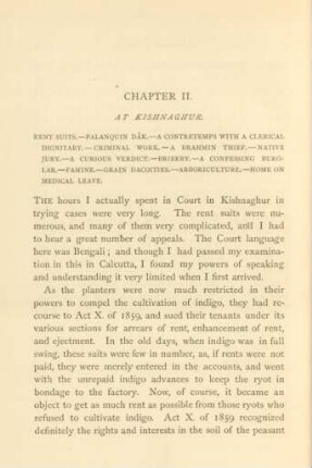 Chapter II. At Kishnaghur