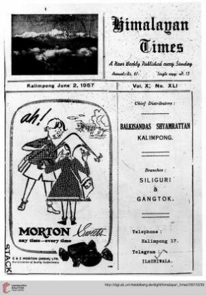 No. XLI (02 June 1957)