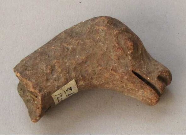 Clay figure (vessel fragment)