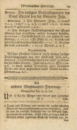 Am andern Weyhnachts-Feyertage