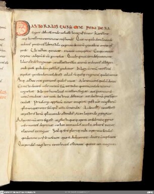 Gregorius Magnus - Sacramentarium Gelasianum (Fragment)