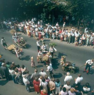 Bad Kissingen. Trachtengruppe beim Rákoczi-Festzug