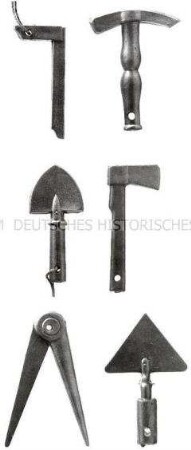Deutsches Jugendherbergswerk, Bauhandwerksgeräte, Reichsstraßensammlung zum Reichswerbe- und Opfertag des RV-DJH Mai 1939