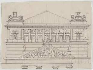 Thiersch, Friedrich von; Leipzig (Sachsen); Reichsgericht - Fassade (Teilansicht)