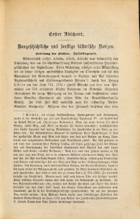 Die ehemalige Klosterkirche (nunmehrige Pfarrkirche) in Nieder-Altaich : nach ihrer Geschichte und dermaligen Gestalt beschrieben ; mit dem Grundplan der Kirche und einer Ansicht des Klosters aus dem vorigen Jahrhundert