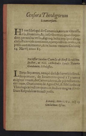 Censura Theologorum