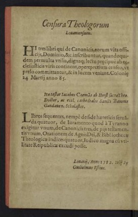 Censura Theologorum