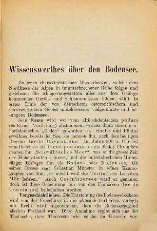 Neuester Führer durch Lindau, Bregenz und deren Umgebungen : mit zwei Gebirgspanoramen und einer Karte