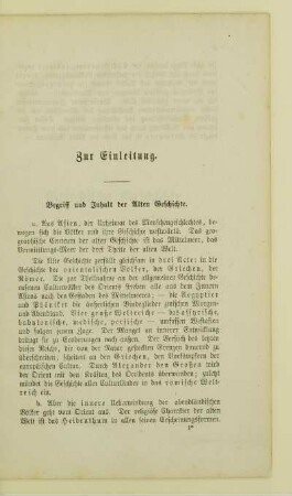 Zur Einleitung